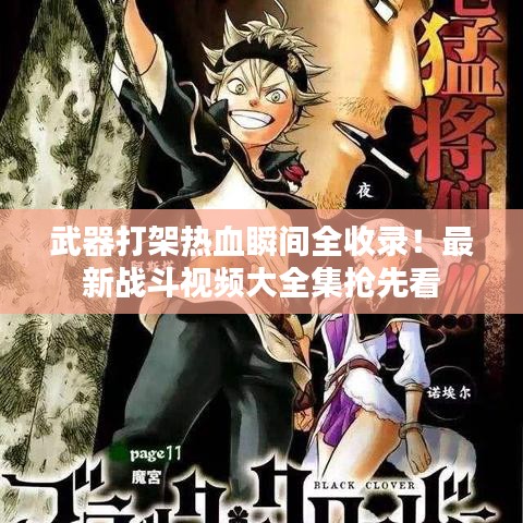 武器打架热血瞬间全收录！最新战斗视频大全集抢先看
