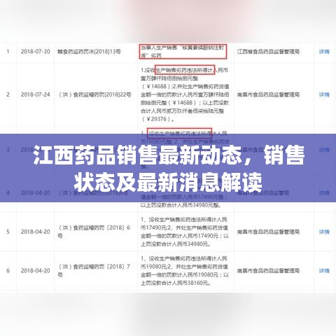 江西药品销售最新动态，销售状态及最新消息解读
