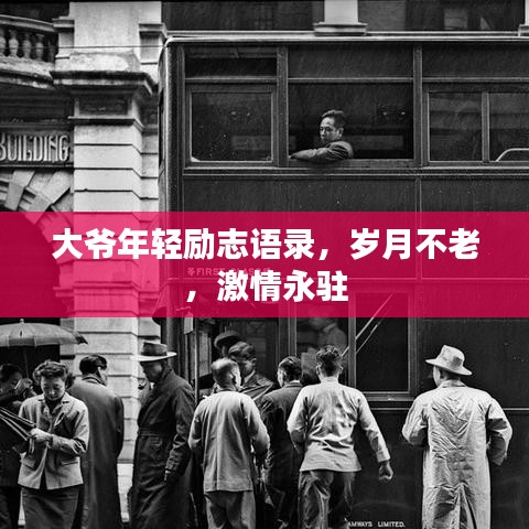 大爷年轻励志语录，岁月不老，激情永驻