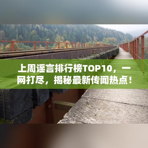 上周谣言排行榜TOP10，一网打尽，揭秘最新传闻热点！