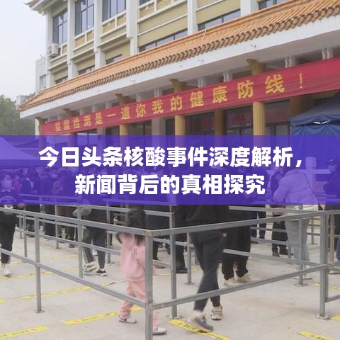 今日头条核酸事件深度解析，新闻背后的真相探究