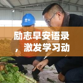 励志早安语录，激发学习动力短句
