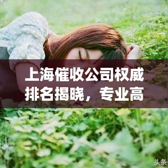 上海催收公司权威排名揭晓，专业高效服务榜单引领行业！