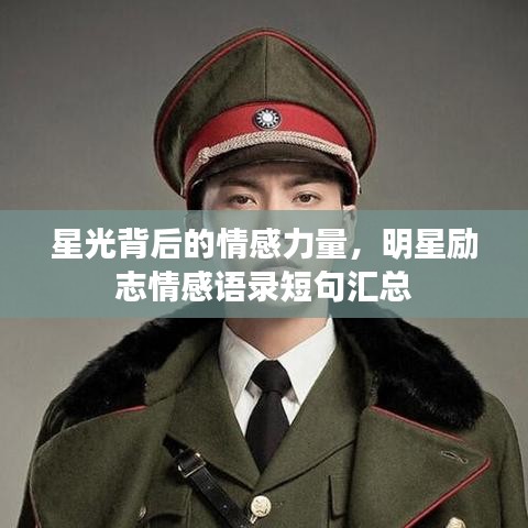 星光背后的情感力量，明星励志情感语录短句汇总