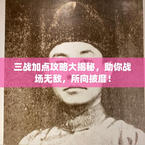 三战加点攻略大揭秘，助你战场无敌，所向披靡！