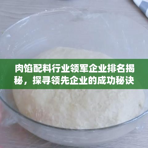 肉馅配料行业领军企业排名揭秘，探寻领先企业的成功秘诀