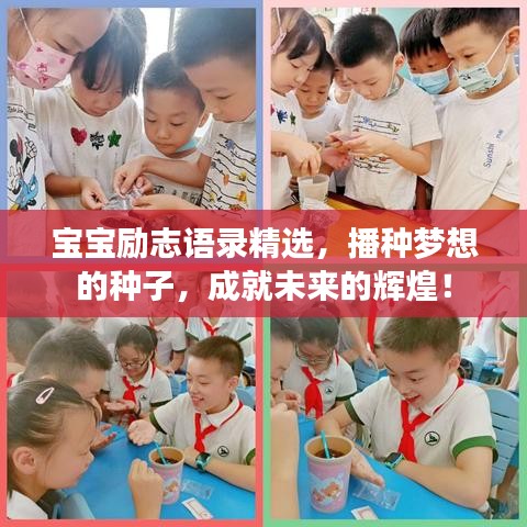 宝宝励志语录精选，播种梦想的种子，成就未来的辉煌！