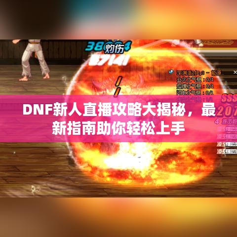 DNF新人直播攻略大揭秘，最新指南助你轻松上手