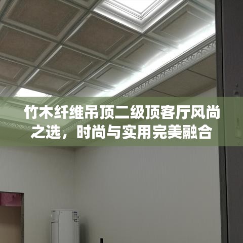 竹木纤维吊顶二级顶客厅风尚之选，时尚与实用完美融合