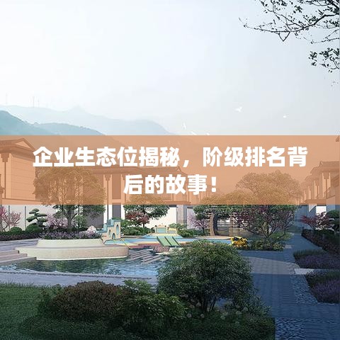 企业生态位揭秘，阶级排名背后的故事！