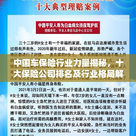 中国车保险行业力量揭秘，十大保险公司排名及行业格局解读