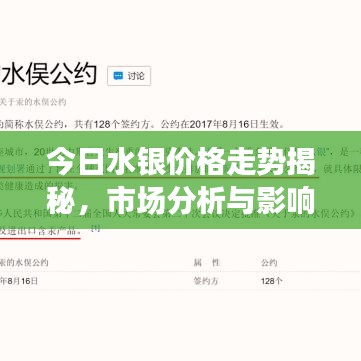 今日水银价格走势揭秘，市场分析与影响因素全面解读