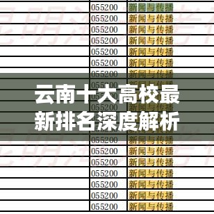 云南十大高校最新排名深度解析报告