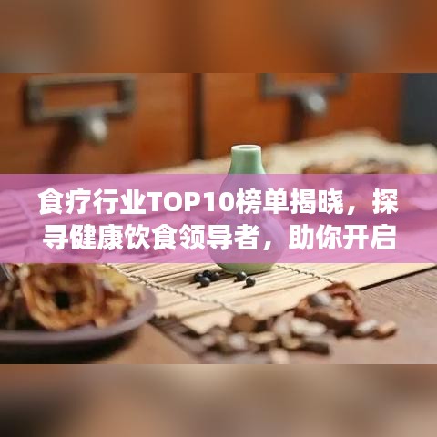 食疗行业TOP10榜单揭晓，探寻健康饮食领导者，助你开启养生之旅！