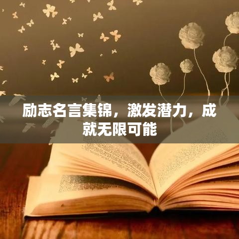 励志名言集锦，激发潜力，成就无限可能