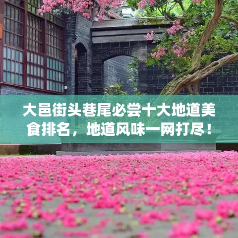 大邑街头巷尾必尝十大地道美食排名，地道风味一网打尽！