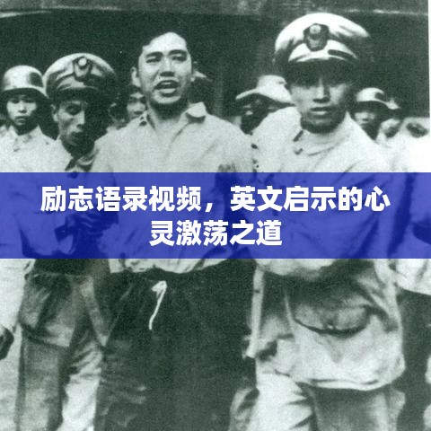 励志语录视频，英文启示的心灵激荡之道
