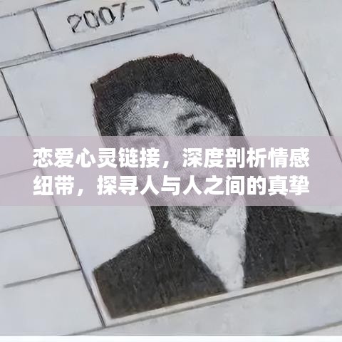 恋爱心灵链接，深度剖析情感纽带，探寻人与人之间的真挚情感