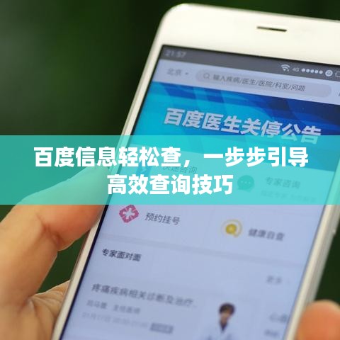 百度信息轻松查，一步步引导高效查询技巧