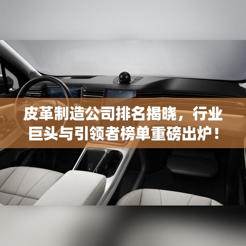 皮革制造公司排名揭晓，行业巨头与引领者榜单重磅出炉！
