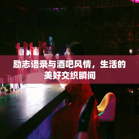 励志语录与酒吧风情，生活的美好交织瞬间