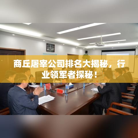 商丘屠宰公司排名大揭秘，行业领军者探秘！